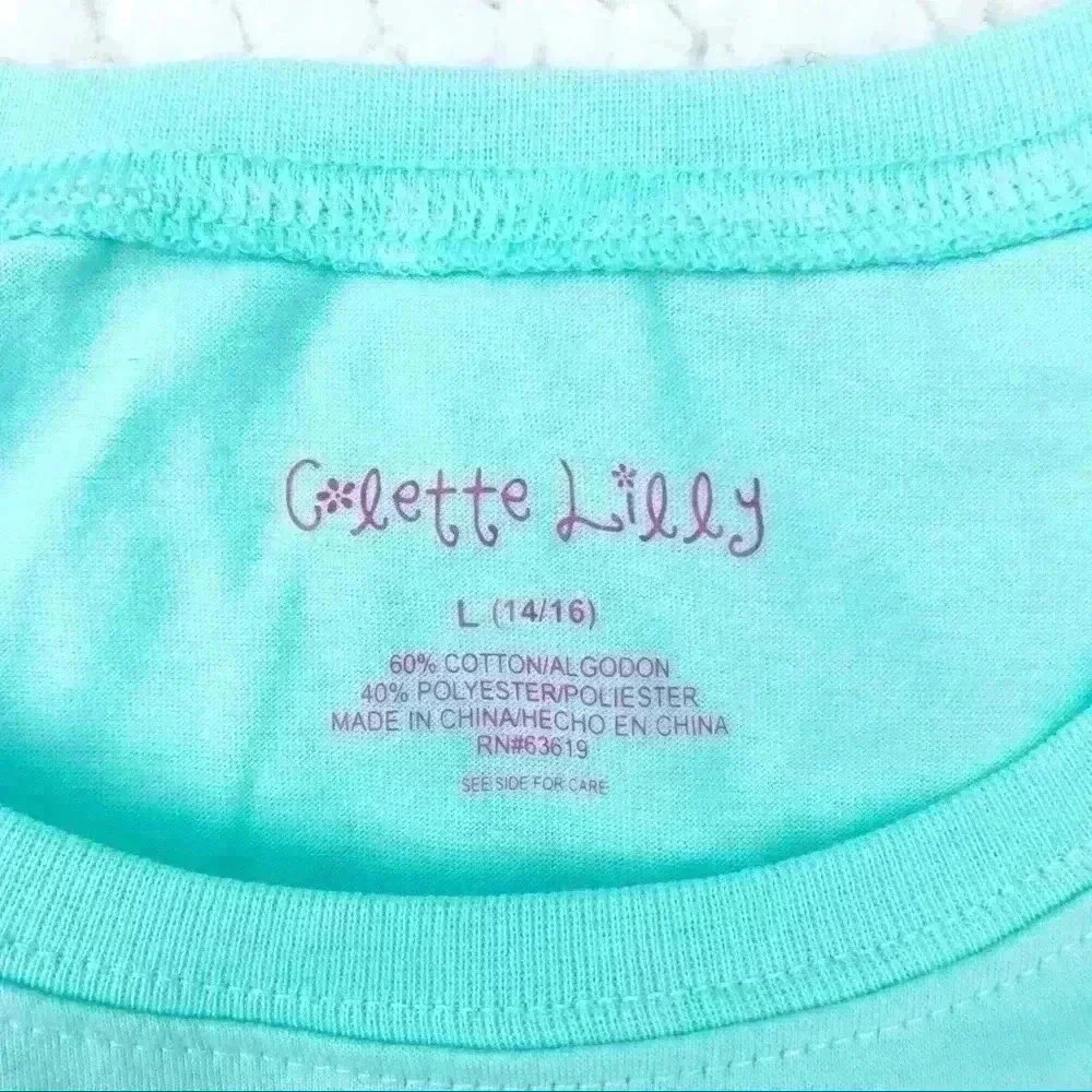 🦋COLETTE LILLY Girls Dove Sequin Short Sleeve Tee - Picture 3 of 8